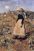 Edward Arthur Walton Berwickshire Field-Workers oil painting artist